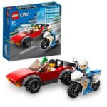 60392 Polițist pe motocicletă în urmărirea unei mașini - LEGO60392