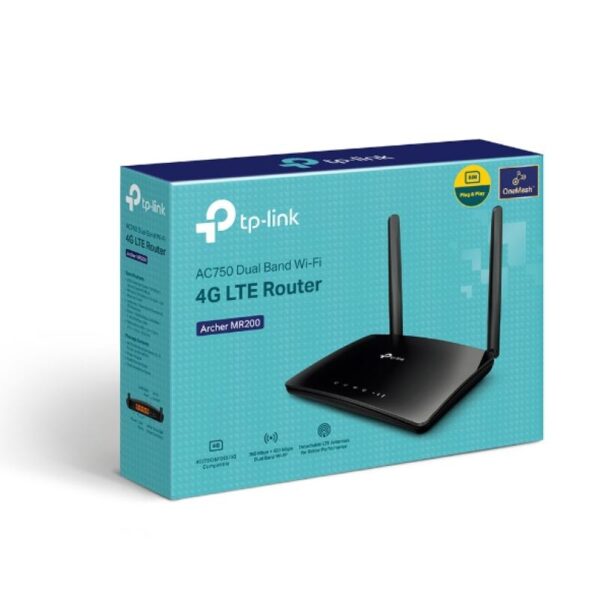 AC750 Wireless Dual Band 4G LTE Router Build-In 150Mbps - ARCHER MR202