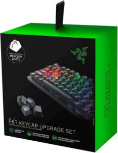 Accesoriu Razer PBT Keycap Upgrade Set, alba - RC21-01490200-R3M1