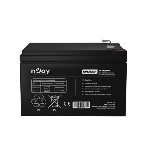 ACUMULATOR NJOY GP12122F 12V - BTVACATBDTE2FCW01B