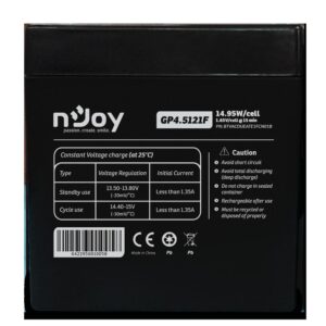 Acumulator nJoy GP4.5121F 12V Capacitate 14,95W/cell - BTVACDUEATE1FCN01B