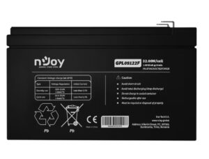 Acumulator nJoy GPL09122F 12V 30.55W/cell, Capacitate 32.00W/cell evalua - BTVACIUOCTB2FCW02B