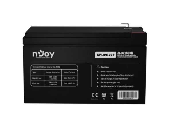 ACUMULATOR NJOY GPL09122F 12V - BTVACIUOCTB2FCW01B