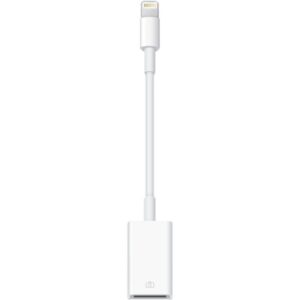 Adaptor Apple MD821ZM/A, Lightning la USB, alb