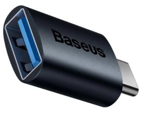 Adaptor Baseus Ingenuity Series Mini OTG, USB 3.1 (M) la USB Type-C™ - ZJJQ000003