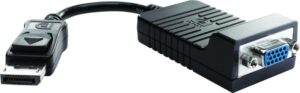 Adaptor HP AS615AA, DisplayPort to VGA, negru