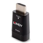 Adaptor Lindy LY-38194, HDMI Type A to VGA Dongle, negru