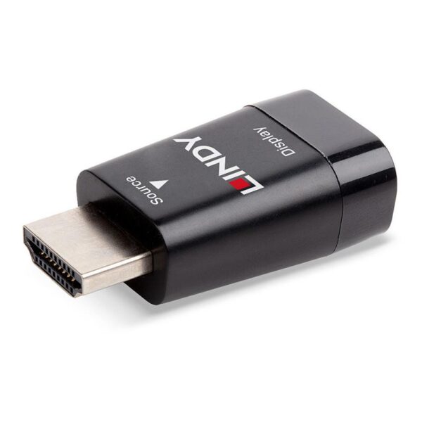 Adaptor Lindy LY-38194, HDMI Type A to VGA Dongle, negru