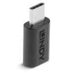 Adaptor Lindy USB 3.2 Type C la C, dimensiuni 26.5x13x7.5mm - LY-41893