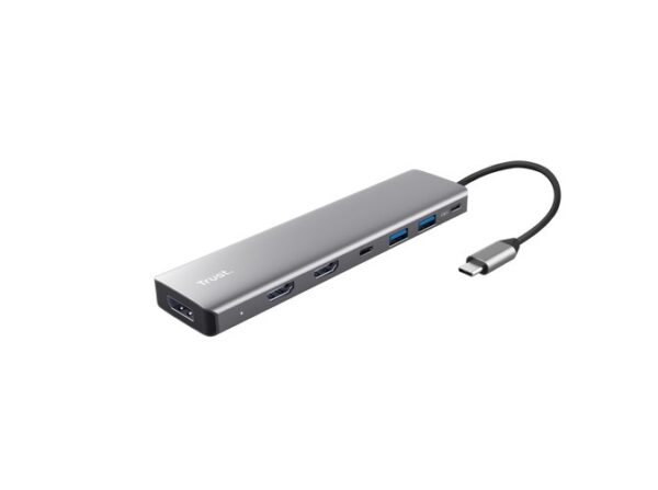 Adaptor Trust Dalyx 7-in-1, 2 porturi interfata USB-A 3.2 gen 1 - TR-25661