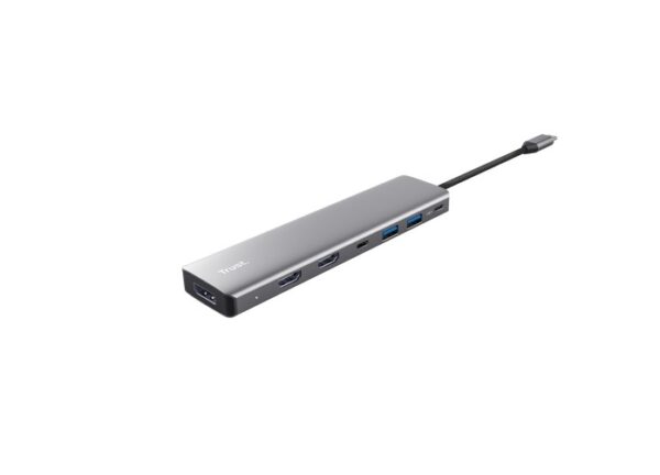 Adaptor Trust Dalyx 7-in-1, 2 porturi interfata USB-A 3.2 gen 1 - TR-25661