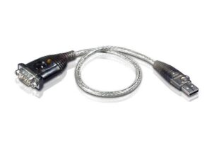 Adaptor USB to RS-232 Aten UC232A-AT. Culoarea produsului: Din oţel