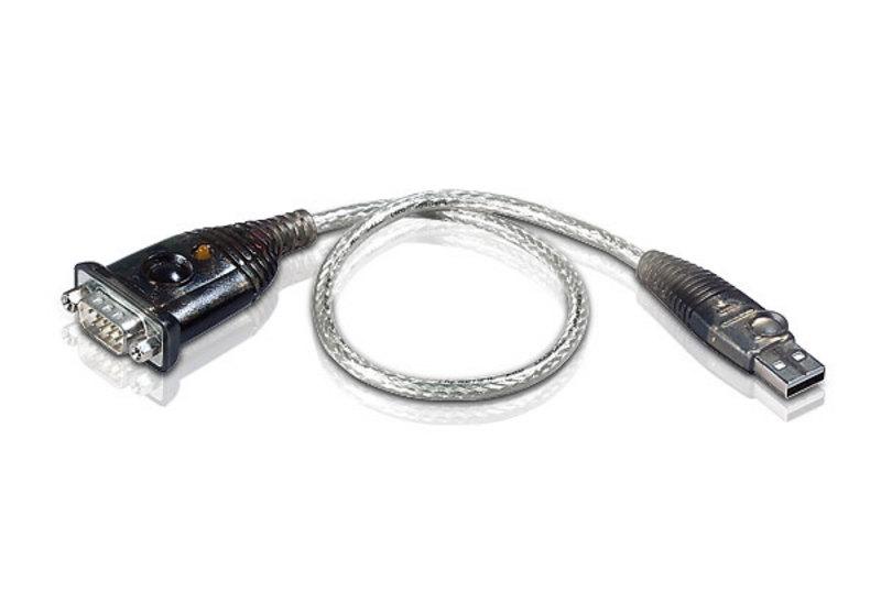 Adaptor USB to RS-232 Aten UC232A-AT. Culoarea produsului: Din oţel-01 Adaptor USB to RS-232 Aten UC232A-AT. Culoarea produsului: Din oţel - imagine 1