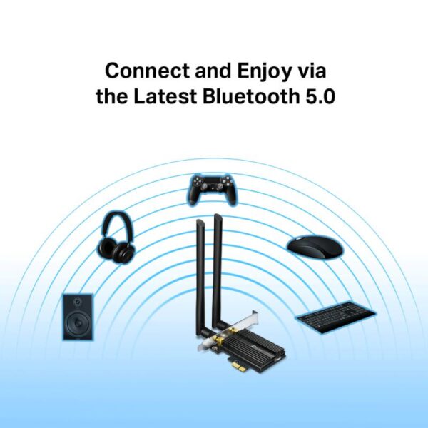 Adaptor wireless TP-Link, ARCHER TX50E, AX3000, Wi-Fi 6 Bluetooth 5.0