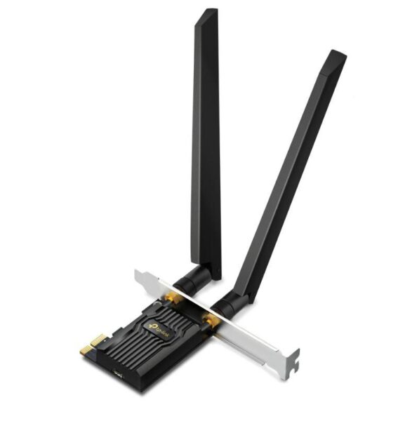 Adaptor wireless TP-Link, Archer TXE72E, AX5400, 2 x antene externe