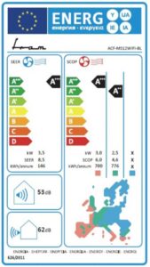 AER CONDITIONAT FRAM MOONSTONE ACF-MS12WIFI-BL