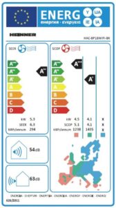 AER CONDITIONAT HEINNER BLACKPEARL HAC-BP18WIFI-BK