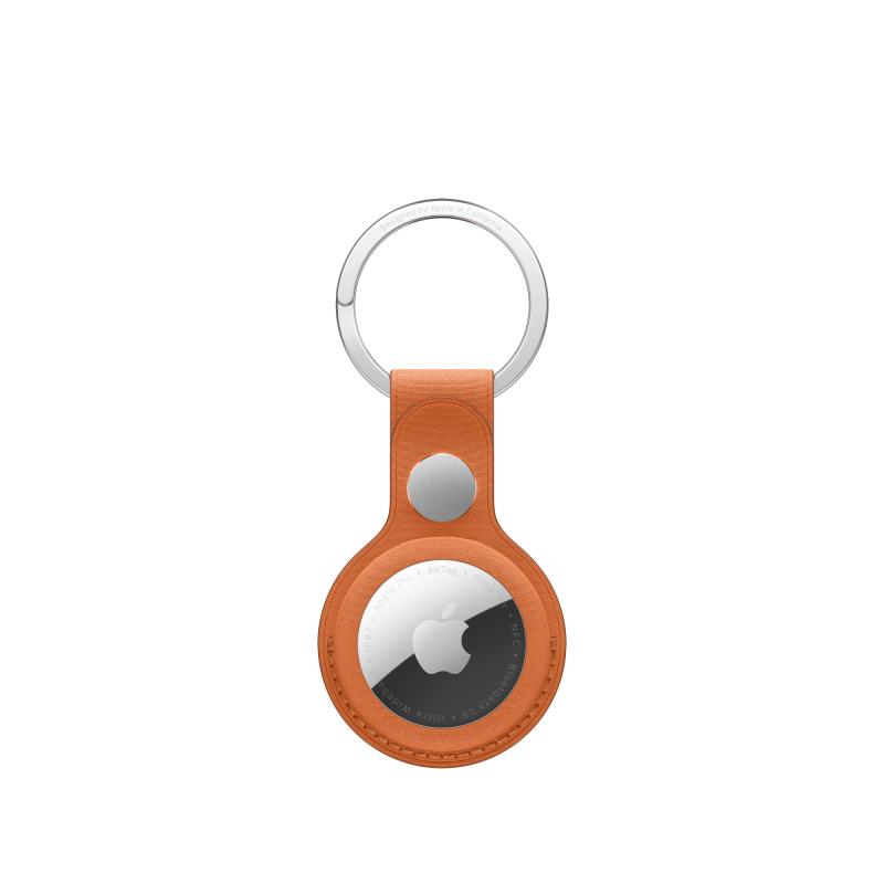 AirTag FineWoven Key Ring - Fox Orange - MGFY4ZM/A-01 AirTag FineWoven Key Ring - Fox Orange - MGFY4ZM/A - imagine 1