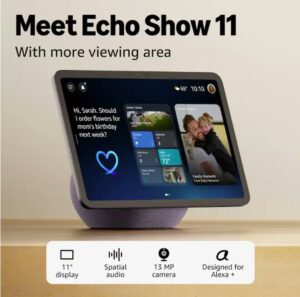 Amazon Echo Show 11 (newest model), Vibrant Full-HD 11" - B0DC91H3JK