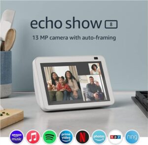 Amazon Echo Show 8 (2nd Gen, 2021 release) - Glacier White - B084DC4LW6