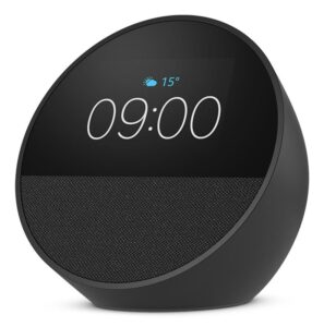 Amazon Echo Spot (2024 release) - Alexa, Black - B0BFC7WQ6R
