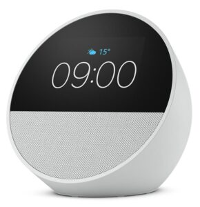 Amazon Echo Spot (2024 release) - Glacier White - B0BFCBKXWL