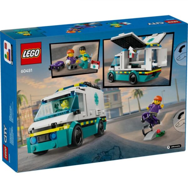 AMBULANTA DE URGENTE, LEGO 60451 - LEGO60451