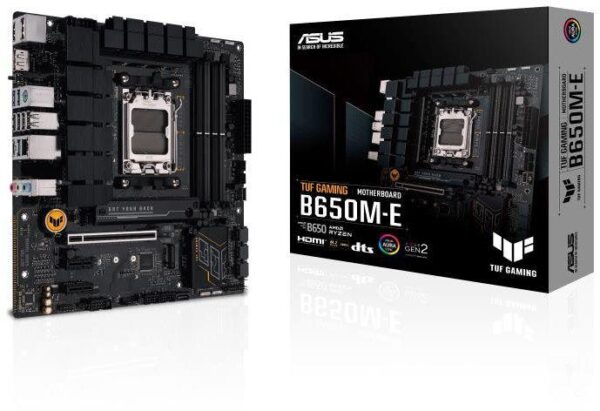 AMD B650 micro-ATX motherboard with 8+2 DrMOS, DDR5 - TUF GAMING B650M-E