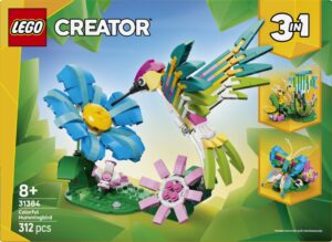 ANIMALE SALBATICE: COLIBRI COLORAT LEGO31384