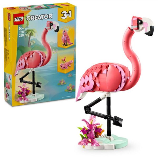 ANIMALE SALBATICE: FLAMINGO ROZ, LEGO 31170 - LEGO31170