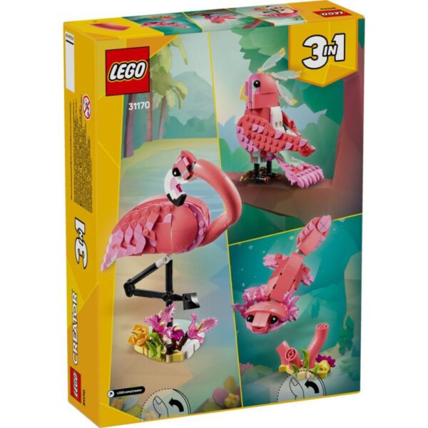 ANIMALE SALBATICE: FLAMINGO ROZ, LEGO 31170 - LEGO31170