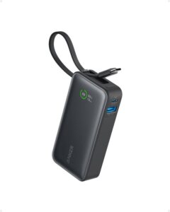 Anker Acumulator extern Nano 10000 mAh 30W cablu USB-C negru - A1259G11