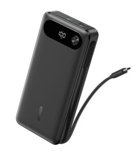 Anker Acumulator extern Powercore 20000 mAh 87W cablu USB-C negru - A1383H11