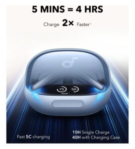 Anker Casti true wireless SoundCore Liberty 4 Pro NC albastru - A3954G31