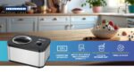 Aparat de făcut înghețată HEINNER SweetFreeze HICM-DW154SSBK - imagine 3