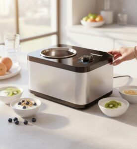 Aparat de făcut înghețată HEINNER SweetFreeze HICM-DW154SSBK - imagine 5