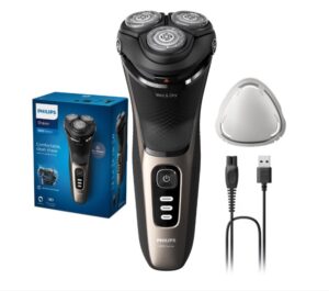 Aparat de ras PHILIPS Seria 3000 S3242/12 Wet & Dry, Autonomie 60 min