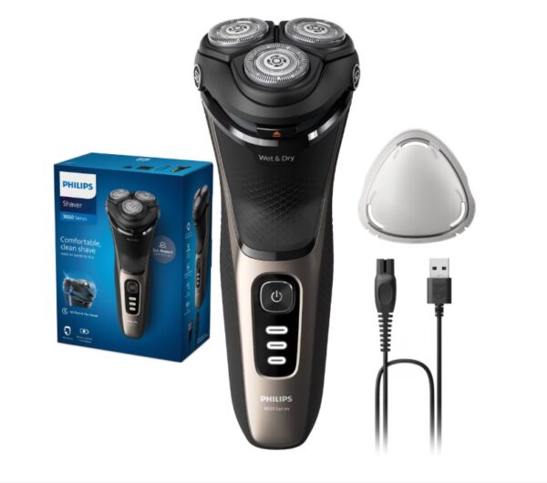 Aparat de ras PHILIPS Seria 3000 S3242/12 Wet & Dry, Autonomie 60 min