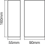 Aplica de exterior LEDVANCE ENDURA STYLE UPDOWN 12W DG - 000004058075214057