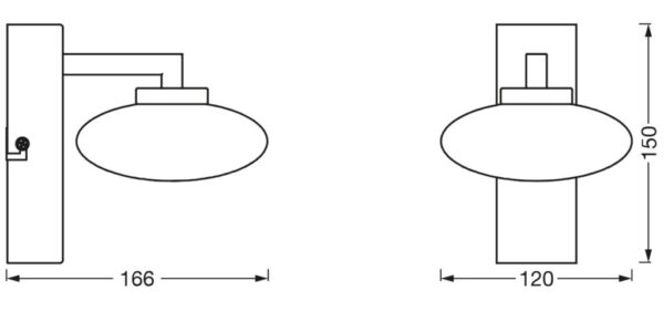 Aplica LED inteligenta pentru baie Ledvance SMART+ Wifi Orbis - 000004058075573925