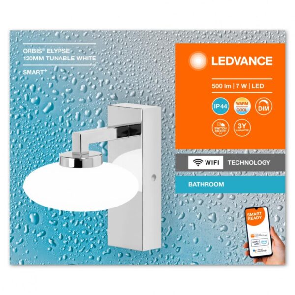 Aplica LED inteligenta pentru baie Ledvance SMART+ Wifi Orbis - 000004058075573925