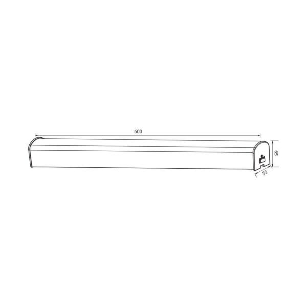 Aplica LED pentru baie Vivalux VISTA, 15W, 1200 lm - VIV003956