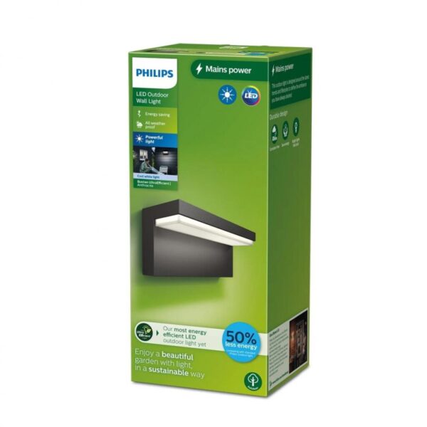 Aplica LED pentru exterior Philips BUSTAN, 3.8W, 800 lm - 000008720169257276
