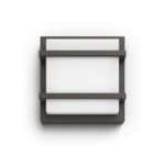 Aplica LED pentru exterior Philips Petronia, 12W (83W), 1200 lm - 000008718696165966