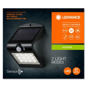 Aplica LED pentru exterior, solara cu baterie Li-ion - 000004099854089657