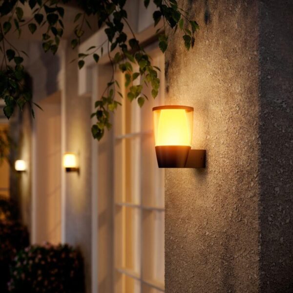 Aplica LED RGB pentru iluminat exterior WiZ Connected Elpas Wall - 000008720169071254