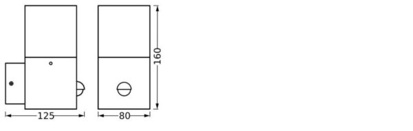 Aplica pentru exterior cu senzor de miscare si lumina - 000004058075834804