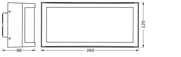 Aplica pentru exterior Ledvance ENDURA Cuadra, 1xE27, max. 15W LED - 000004099854182983