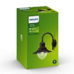 Aplica tip felinar pentru exterior Philips Raindrop, 1xE27, max 60W - 000008718696169872 - imagine 2