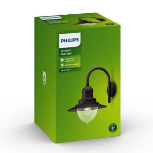 Aplica tip felinar pentru exterior Philips Raindrop, 1xE27, max 60W - 000008718696169872
